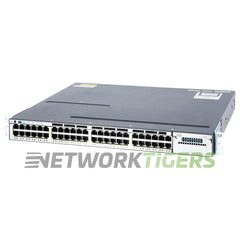 Cisco WS-C3750X-48PF-E 48x 1GB PoE+ RJ45 1x Module Slot Switch