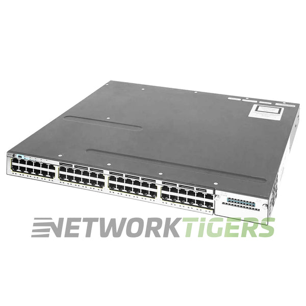 Cisco WS-C3750X-48T-E Catalyst 3750X 48x 1GB RJ45 1x Expansion Mod Slot Switch