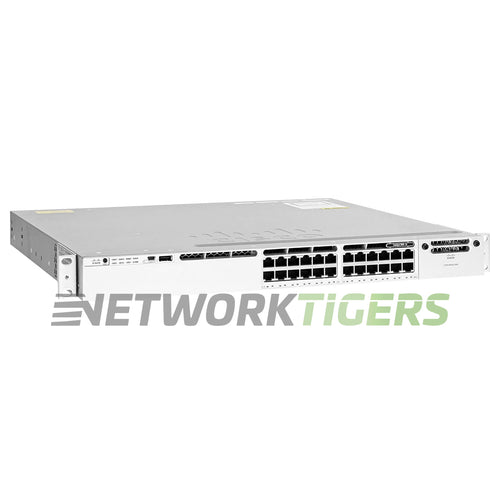 Cisco WS-C3850-24P-E Catalyst 3850 24x 1GB PoE+ RJ-45 1x Exp Module Slot Switch