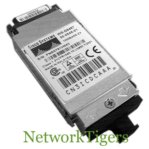 Cisco WS-G5487 1GB BASE-ZX 1550nm SMF Transceiver Module