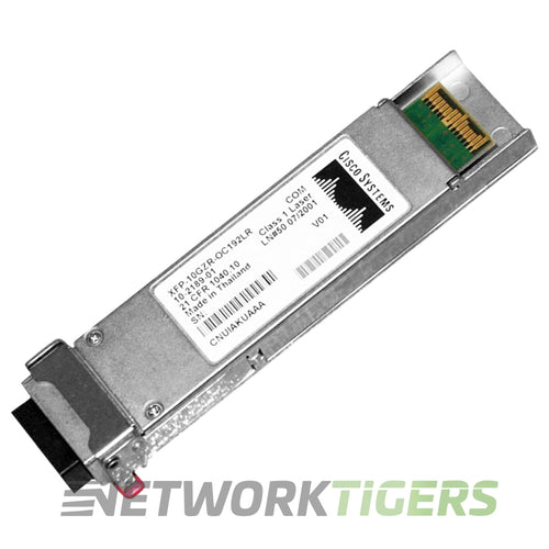 Cisco XFP-10GZR-OC192LR 10GB BASE-ZR OC-192/STM-64 lR-2 XFP Transceiver