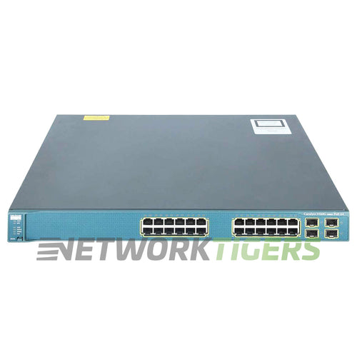 Cisco WS-C3560G-24PS-E 24x 1GB PoE RJ-45 4x 1GB SFP Switch