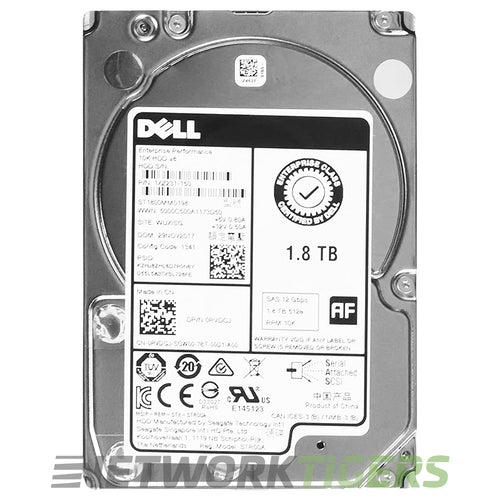 Dell 400-AJQP 512e 2.5in Hot-plug 1.8TB 10K RPM SAS 12Gbps Server Hard Drive