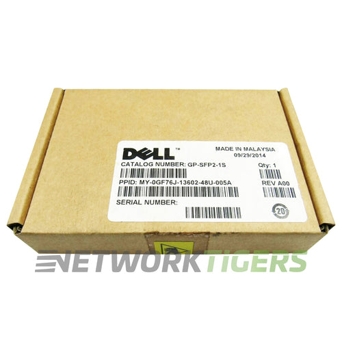 NEW Dell GP-SFP2-1S GF76J 1GB BASE-SR 850nm Short Reach GF76J SFP Transceiver