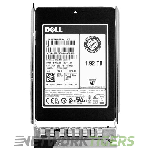 Dell K5P0T PowerEdge Series 1.92TB SATA Server Solid State Drive