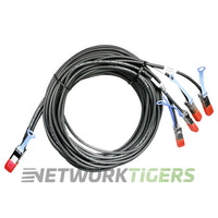 Dell 470-AAXH 5m 40GB QSFP to 4x 10GB SFP+ P8T4W FMJDG DA Breakout Cable