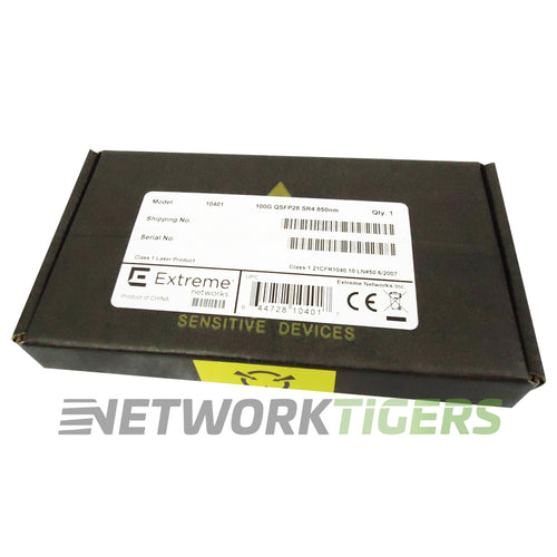 NEW Extreme 10401 100GB BASE-SR4 850nm MMF MPO QSFP28 Transceiver