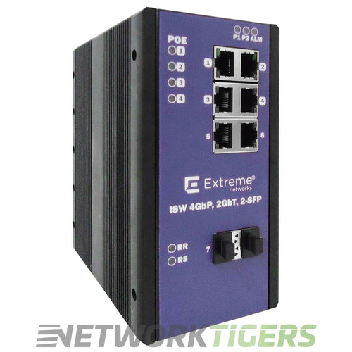 Extreme 16803 Industrial Ethernet 4x 1GB PoE+ RJ-45 2x 1GB SFP Switch