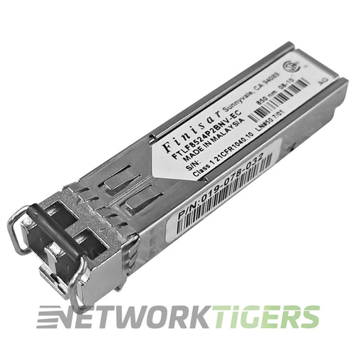 Finisar FTLF8524P2BNV-EC 4GB Shortwave 850nm LC SFP Transceiver