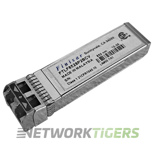 Finisar FTLF8528P2BCV 8GB Fibre Channel 850nm SFP+ Transceiver