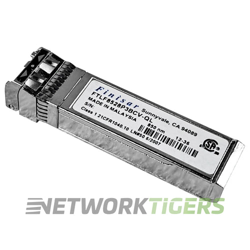 Finisar FTLF8528P3BCV-QL 8GB 850nm Multimode Datacom FC SFP+ Transceiver