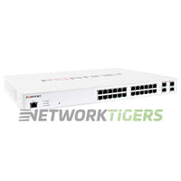 Fortinet FS-124E-FPOE 100 Series 24x 1GB PoE RJ45 4x 1GB SFP Switch