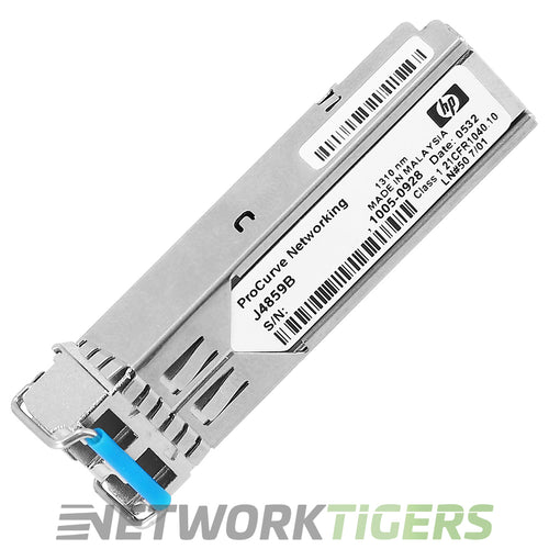 HPE J4859B 1GB BASE-LX-LC 1310nm SMF or MMF LC SFP Transceiver