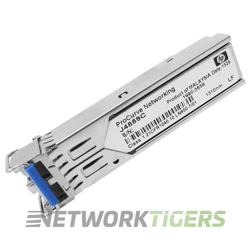 HPE J4859C X121 1GB BASE-LX 1310nm Long Haul SMF LC SFP Transceiver