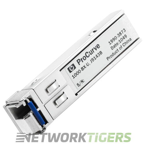 HPE J9143B 1GB BASE-BX-U 1310nm / 1490nm SMF LC SFP Transceiver