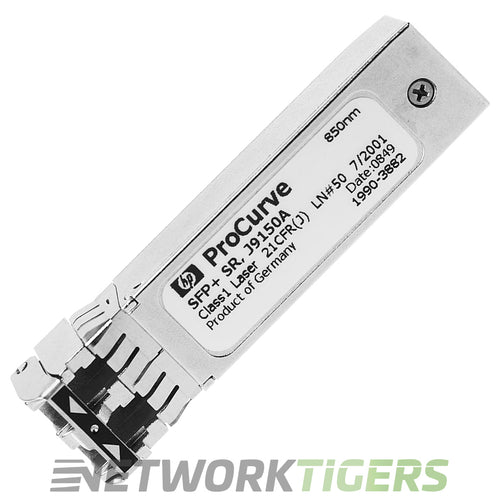 HPE J9150A 10GB BASE-SR LC 850nm Short Reach LC MMF SFP+ Transceiver