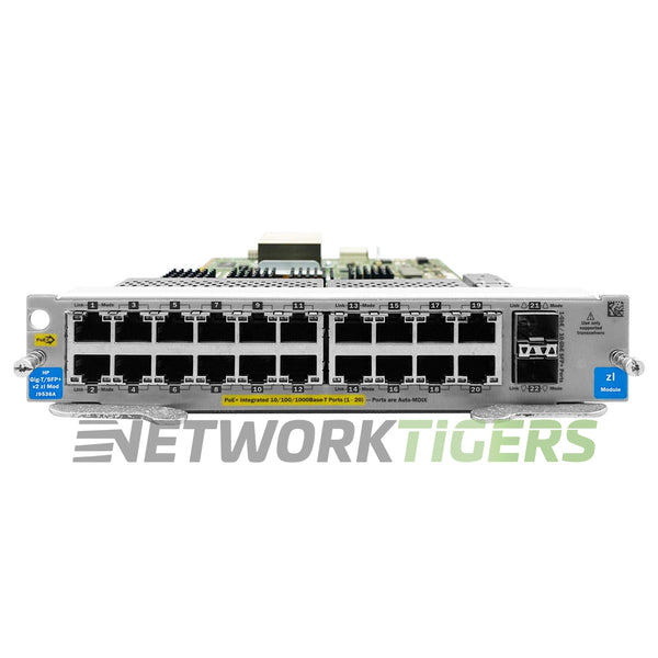 HPE J9536A 5400zl Series 20x 1GB PoE+ RJ45 2x 10GB SFP+ Switch Module
