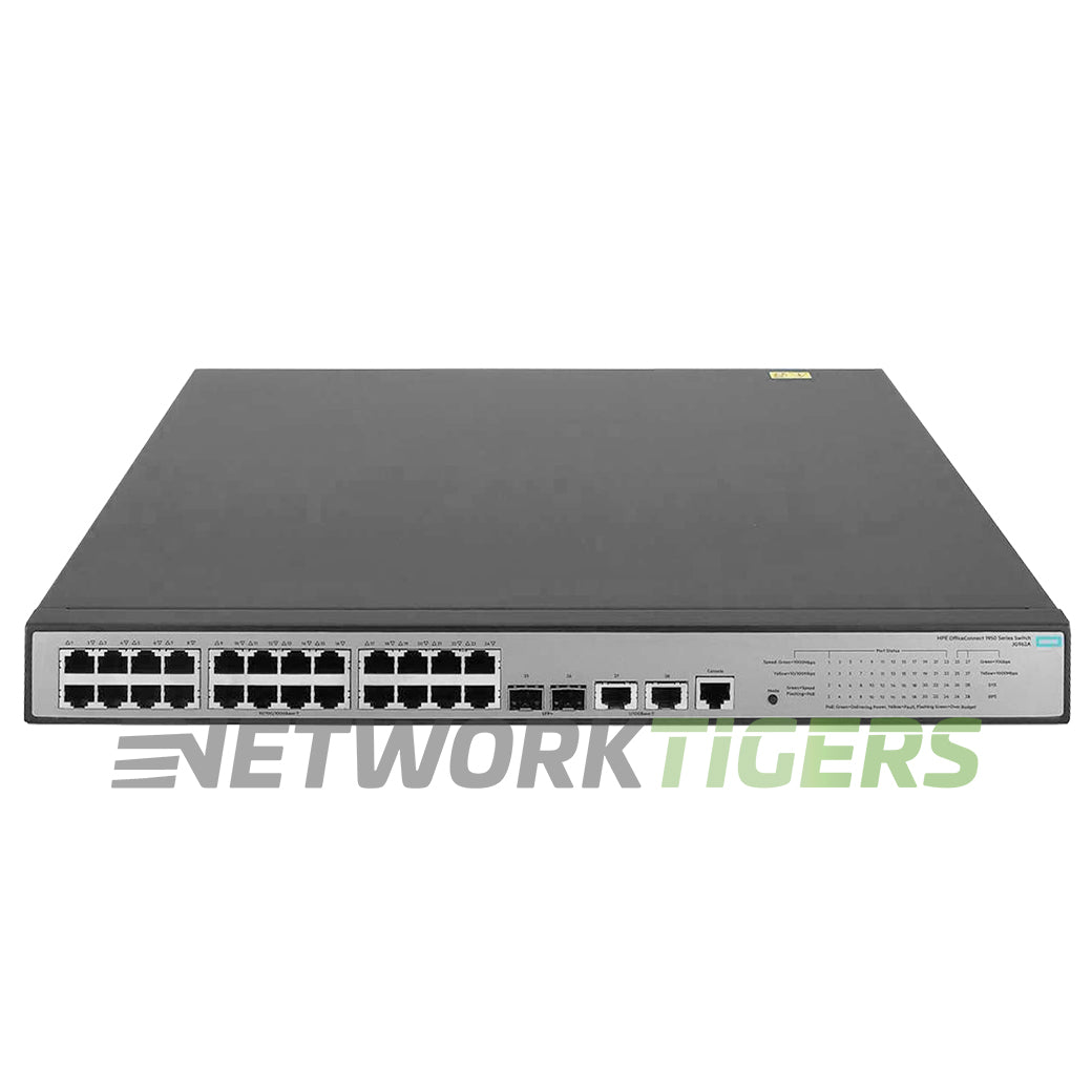 JG962A | HPE 1950-24G-2SFP+-2XGT-PoE+ Switch | 1950 Series