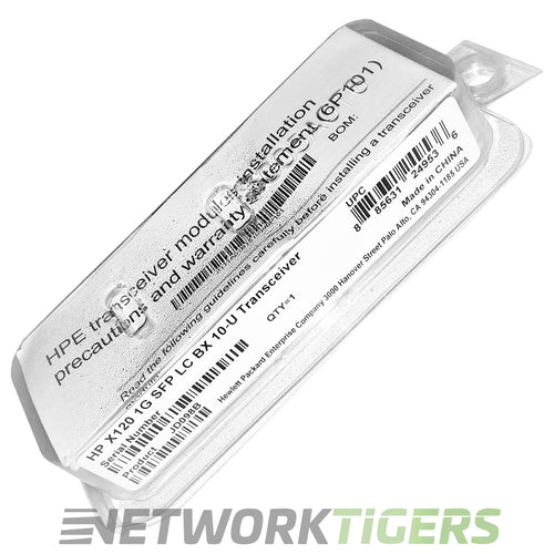NEW HPE JD098B 1GB BASE-BX10-U 1310nm/1490nm BiDirectional LC SFP Transceiver