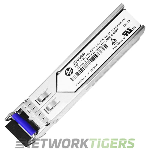 HPE JD099B 1GB BASE-BX10-U 1310nm/1490nm BiDirectional LC SFP Transceiver