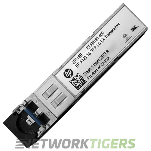 HPE JD119B 1GB BASE-LX LC SMF 1310nm LC SMF SFP Transceiver