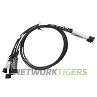 HPE JG329A 1m 40GB QSFP+ to 4x 10GB SFP+ Direct Attach Copper Breakout Cable