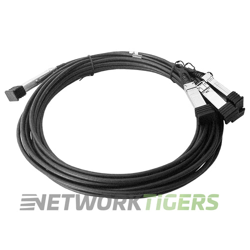 HPE JG330A 3m 40GB QSFP+ to 4x 10GB SFP+ Direct Attach Copper Breakout Cable