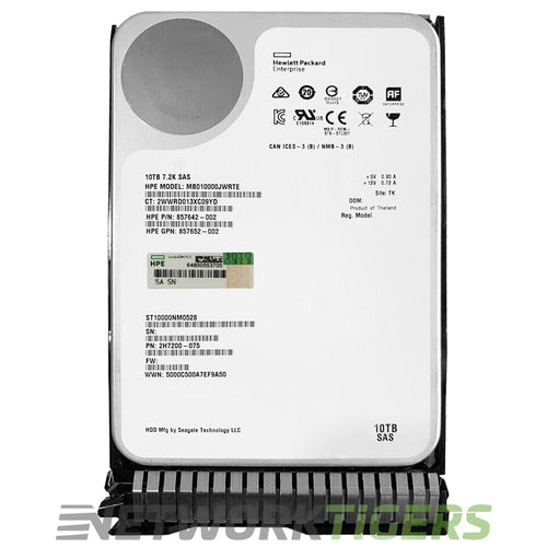 HPE P09149-X21 Midline 7.2K LFF (3.5in) LP 10TB SAS 12G Server Hard Drive