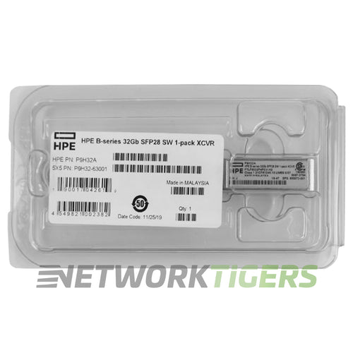 NEW HPE P9H32A 32GB SW Fibre Channel SFP+ Transceiver