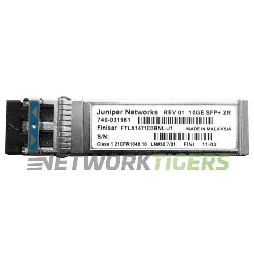 Juniper EX-SFP-10GE-ZR 10GB BASE-ZR 1550nm SMF LC SFP+ Transceiver