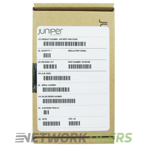 NEW Juniper JNP-QSFP-100G-CWDM 100GB BASE-CWDM4 SMF QSFP28 Transceiver