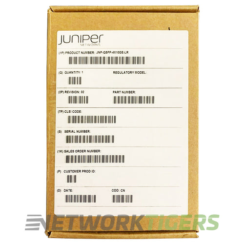 NEW Juniper JNP-QSFP-4X10GE-LR 40GB BASE-LR 1310nm SMF MPO-12 QSFP+ Transceiver
