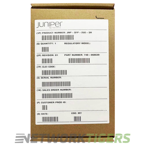 NEW Juniper JNP-SFP-25G-SR 25GB BASE-SR 850nm MMF LC SFP+ Transceiver
