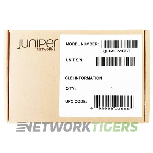 NEW Juniper QFX-SFP-1GE-T 1GB BASE-T RJ-45 SFP Transceiver