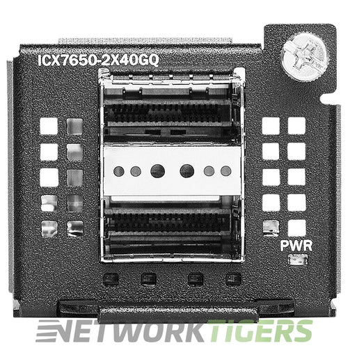 Ruckus Brocade ICX7650-2X40GQ ICX 7650 2x 40GB QSFP+ Switch Module