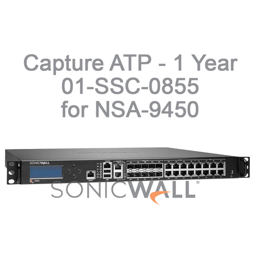 SonicWall 01-SSC-0855 Capture ATP (1 Year) Service for NSA 9450
