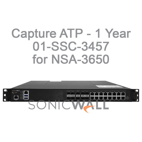 SonicWall 01-SSC-3457 Capture ATP (1 Year) Service for NSA 3650