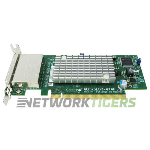 SuperMicro AOC-SLG3-4X4P Low Profile PCI-Ex16 4x 10GB SFP+ Server Module